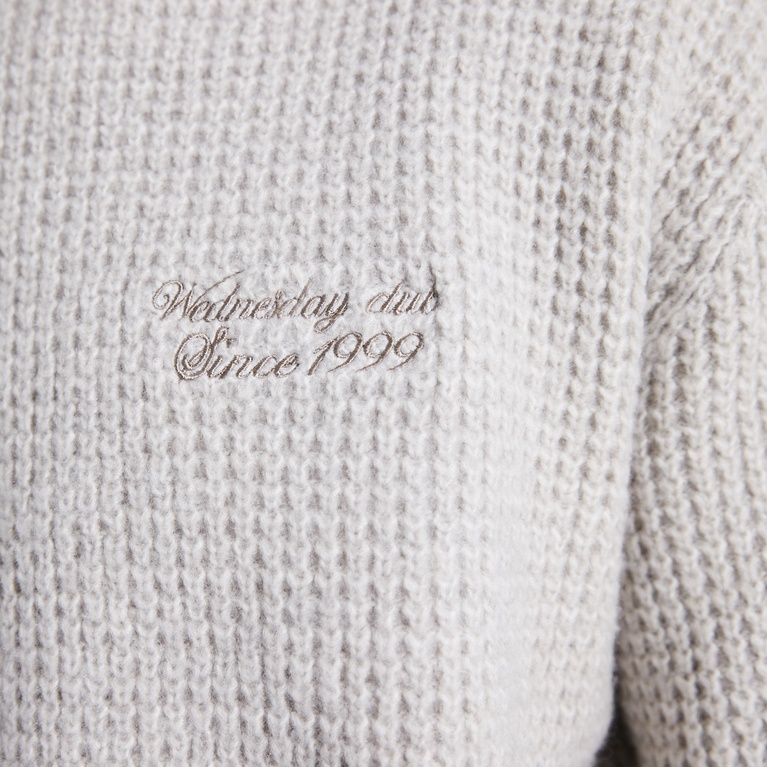 Strikket genser "Wave waffle"